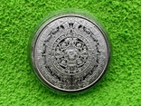 Камінь сонця Ацтеків Календар Срібло 1 унція, фото №3