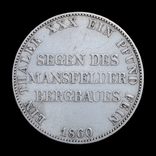 Талер 1860 Мансфельд, Пруссія, фото №3