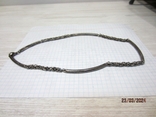 Стара цепочка срібло складні плетіння старі клейма, фото №4