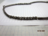 Стара цепочка срібло складні плетіння старі клейма, фото №11