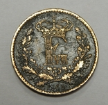 1 скиллинг, 1863 г Дания, фото №3