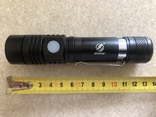Светодиодный аккумуляторный фонарик (2600 мАч, type-C, 4 режима), фото №3