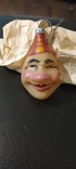 Елочная игрушка ссср голова клоуна, фото №2
