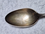 Ложка 89 грамм серебро с гербом 84 проба, фото №6