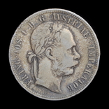 1 Флорін 1877 Франц Йосиф I, Австро-Угорщина, фото №3