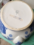 Набор чайников клеймо СКК заварник роспись в стиле гжель, фото №11