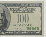 100 долларов 1996 отсутствует зеленая печать, фото №2