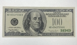 100 долларов 1996 отсутствует зеленая печать, фото №3