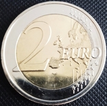 Латвия 2 евро 2021, фото №3
