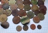 Мідні монети 40 шт, фото №7