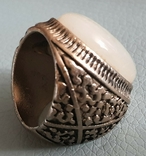 Кольцо с камнем р.17.5, фото №2