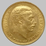 20 крон 1916 року, Данія, Кристіан X, фото №2