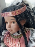 Індійська порцелянова лялька Індіанка порцелянова лялька Німеччина, фото №8