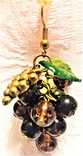 Набор Гроздь винограда(серьги, кулон, цепочка). Ручная работа. Европа. Конец 90-ых., фото №4