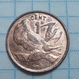 Кірибаті 1 цент, 1992 Сталь з бронзовим покриттям /магнетик/, фото №2