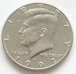  1/2 долара, США, 1992р., фото №3
