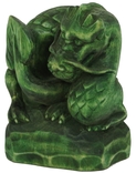 Статуэтка ручной работы Зеленый Древесный Дракон символ 2024 года, фото №6