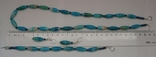 Набір намисто, браслет, сережки скло, фото №5