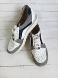Жіночі шкіряні кросівки кеди з перфорацією - 36 розмір, photo number 2