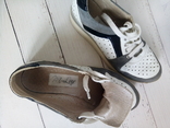 Жіночі шкіряні кросівки кеди з перфорацією - 36 розмір, numer zdjęcia 6