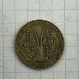 Французская Западная Африка 5 франков 1956 г, фото №3