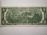 2 доллара США 1976 марка с гашением, фото №6