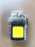 Зажигалка спиральная led Фонарик от USB, фото №2