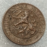 2,5 цента 1965 года. Нидерландские Антильские острова (П1), фото №3