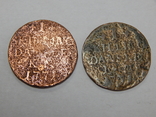 2 монеты по 1 скиллингу, Дания, 1771 г, фото №2