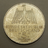 5 марок, 1971 г ФРГ, фото №2