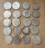 30 драхм греція срібло 20 монет, фото №3