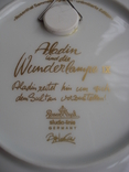 Фарфоровая декоративная настенная тарелка из серии "Aladin und Wunderlampe",Rosenthal, фото №9