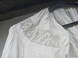 Сорочка жіноча білими нитками з мережкою. Під реставрацію., фото №9
