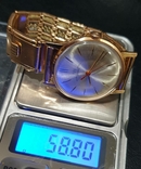 Золотий годинник "Луч" з браслетом, фото №6