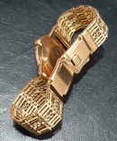 Золотий годинник "Луч" з браслетом, фото №7