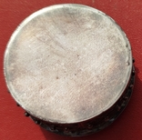 Шкатулка серебро Коралл Скань 35.63 грамма 6 см, фото №6