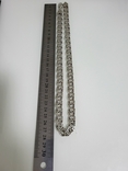 Срібний ланцюг з хрестиком 95гр, фото №3