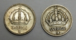 2 монеты по 10 эре, 1947/50 г.г. Швеция, фото №3