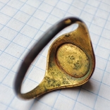 Перстень з каменем-скло., фото №6