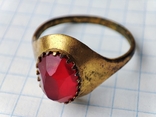 Перстень з каменем-скло., фото №12