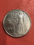 Италия 100 лир 1959, фото №2