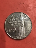 Италия 100 лир 1975, фото №2