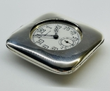 Антикварные карманные - настольные часы в серебре Tiffany &amp; Co начала ХХ века, фото №4