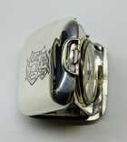 Антикварные карманные - настольные часы в серебре Tiffany &amp; Co начала ХХ века, фото №6