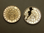 2 монеты по 10 центов, 1991/97 г.г. Антилы, фото №3