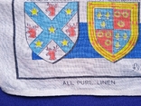 Винтажное полотенце Гербы вождей шотландских кланов и семей, лён, 50 х 77 см., фото №7