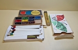 Набор цветных механических карандашей СССР, грифеля, краски, фото №3