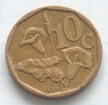 10 центів, Південно-Африканська Республіка, 1992р., фото №2