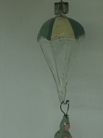 Ялинкова іграшка парашутист з парашутом, фото №4