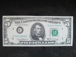 5 доларів США 1969рік ( С ), фото №2
